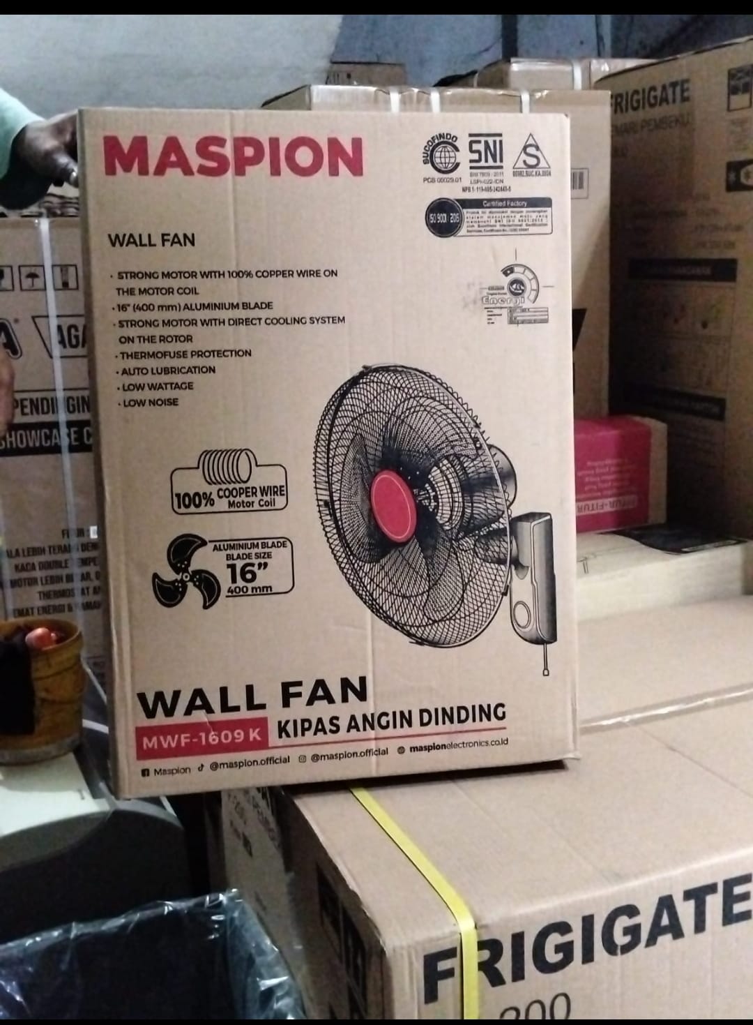 Kipas Angin Dinding 16"